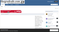 Desktop Screenshot of forum.thegradcafe.com